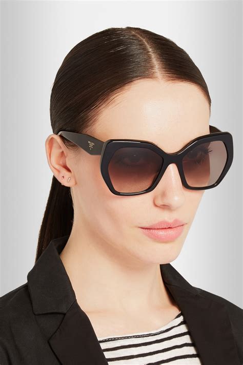 prada eyewear square-frame acetate sunglasses|prada square sunglasses for women.